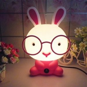 Lampe de table en forme de lapin
