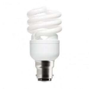 Lampe fluocompacte Spirale – culot B22 baïonnette