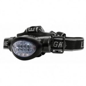 Lampe frontale – 8 LED – tête inclinable – Max 8