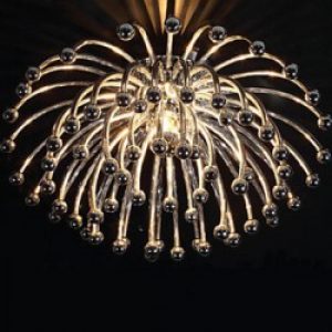 Lampe suspendue décorée en Métal