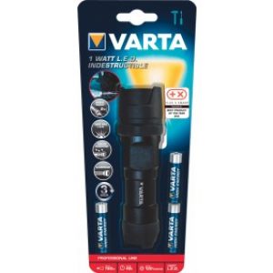 Lampe torche indestructible 1LED 1W + 3 piles AAA