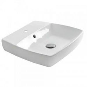 LAVABO CERAMIQUE H10   60x43x10 CM  A POSER OU SUSPENDRE BLANC BRIL – CRISTINA ONDYNA WH16009