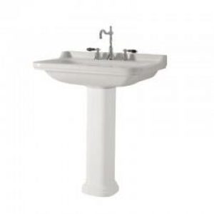 LAVABO CERAMIQUE WALDORF A SUSPENDRE OU SUR COLONNE 80-55 CM – CRISTINA ONDYNA WD8055