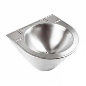 Lavabo conique suspendu en acier…