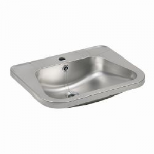 Lavabo en acier inoxydable avec trou pour…