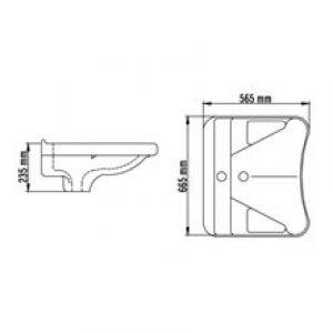 Lavabo ergonomique Casual Mediclinics
