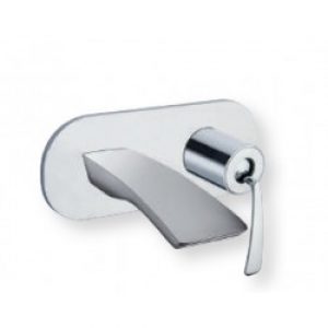 LAVABO MURAL AVEC PLAQUE BOLLICINE CHROME SANS MECANISME EX BO266 – CRISTINA ONDYNA BO25651