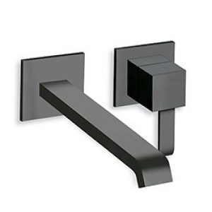 LAVABO MURAL QUADRI 2 TROUS SAILLIE 22.5 CM BLACK MAT EX QM279 – CRISTINA ONDYNA QM25913