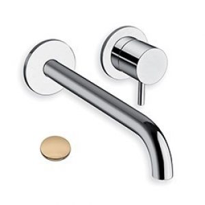 LAVABO MURAL TRIVERDE 2 TROUS BEC 22.5 CM OR ROSE EX TV279 – CRISTINA ONDYNA TV25946