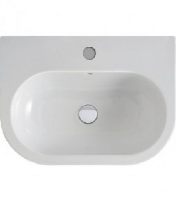 Lavabo &lsquo;NUVOLA&rsquo; lxHxP900x170x450mm en céramique blanche