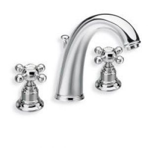 LAVABO PARIGI 3 TROUS METAL BROSSE +Vidage – CRISTINA ONDYNA PG11377