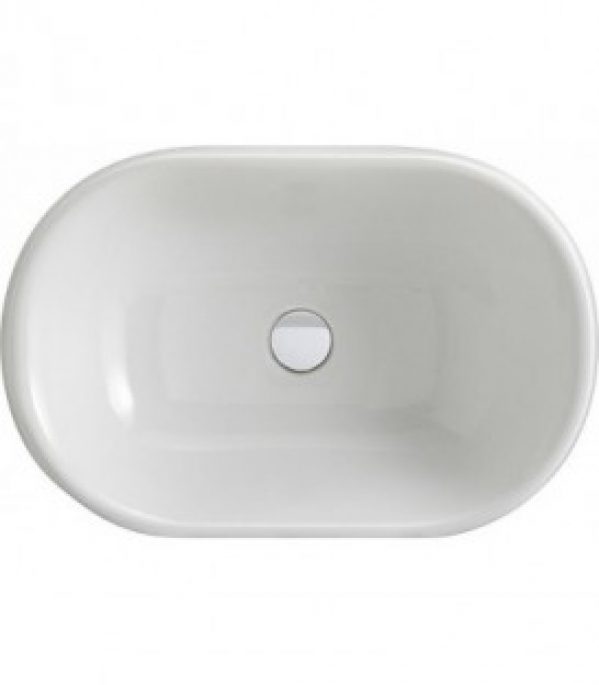 Lavabo à poser NUVOLA lxHxP 750x160x400mm en céramique blanche