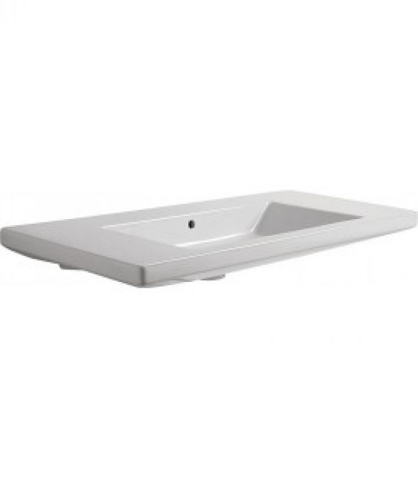 Lavabo rectangle THIN BxHxT : 1100x150x500mm sans trou de robinetterie