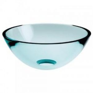 LAVE-MAINS EN VERRE TREMPE A POSER D.28 cm / H.11 cm TRANSPARENT – CRISTINA ONDYNA VV12880