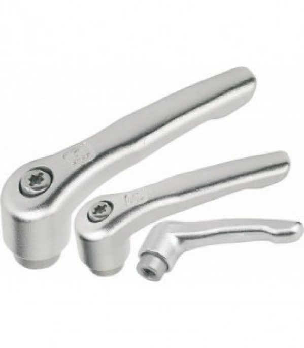 Levier de serrage filetage femelle M6 Nirosta