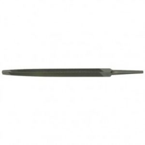 Lime d’affûtage tiers-points angles vifs sans manche, pour scie à main