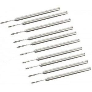 Lot de 10 forets HSS épaulés
