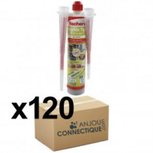 Lot de 120 Cartouches scellement chimique – Ton Pierre 300ml – Fischer