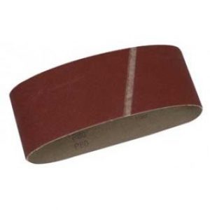 Lot de 2 bandes abrasives pour combiné ponceuse LOPON150