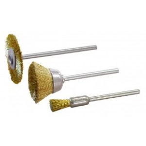 Lot de 3 brossettes laiton