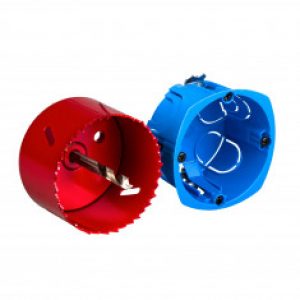 Lot de 300 boîtes d’encastrement Ø67x40mm + scie cloche – Schneider ALB71996