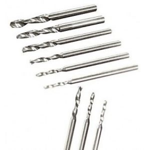 Lot de 9 forets HSS 0.3MM A 3.0MM SC