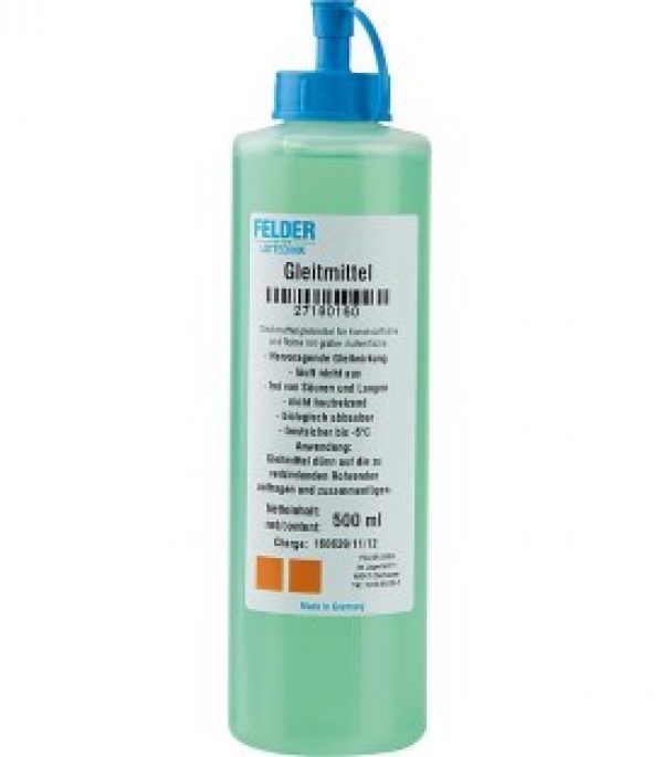 Lubrifiant pour manchon enfichable vert – bouteille de 500 ml vendu à l&rsquo;unite