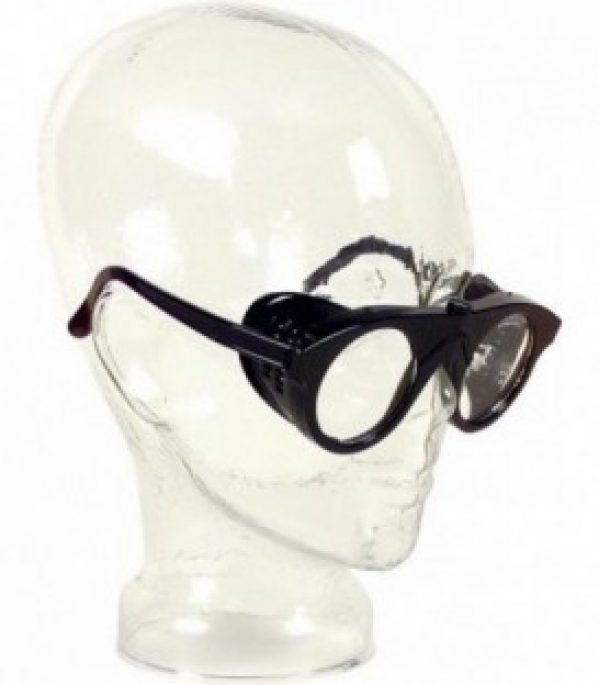 Lunettes en nylon de securite verre rond 50 mm