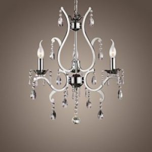 Lustre BERKELEY en Cristal avec 3 slots à ampoule