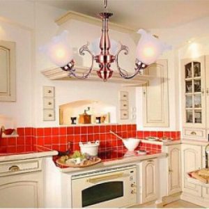 Lustre classique doré à 2 lumières