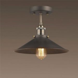 Lustre classique rustique à ampoule