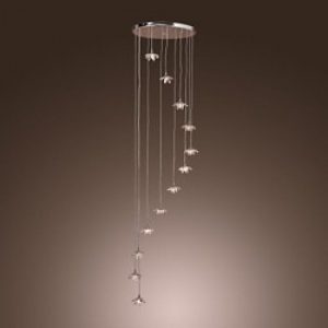 Lustre Cristal JOLIETTE avec 12 slots à ampoule