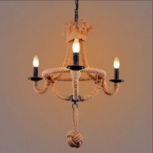 Lustre de style rétro à 3 lampes