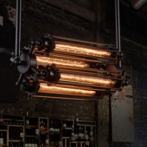 Lustre de style rustique en Métal