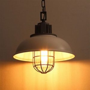 Lustre Designer Rétro, ampoule à cage