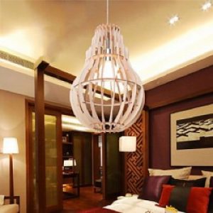 Lustre en Bois à style vintage