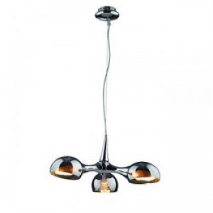 Lustre en Métal chromé à 3 lumières
