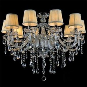 Lustre moderne en Cristal avec 10 lumières