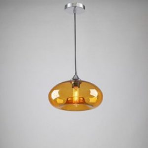Lustre Pendentif lumière moderne avec abat-jour transparent