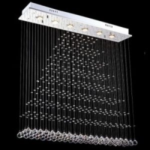 Lustre rustique en Cristal à LEDs