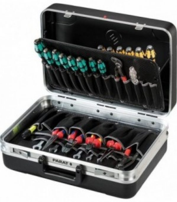 Mallette a outils Silver noire type 433 – 465x170x310 mm 433.000-171 – coque dure