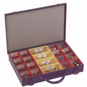 Mallette de bagues laiton pour paumelles ordinaires et picardes