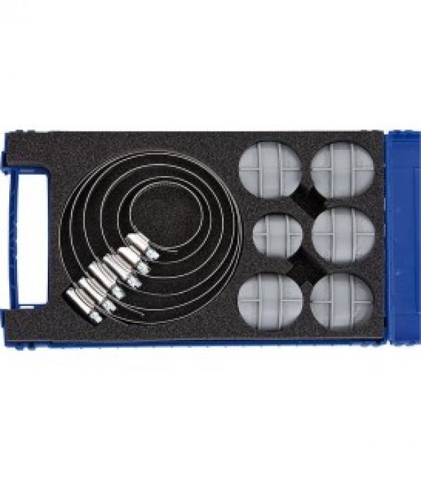 Mallette de réparation pour tube d&rsquo;eaux usées DN40/50/75/90/110/125, collier de tube inox inclus, 12 mm, W4