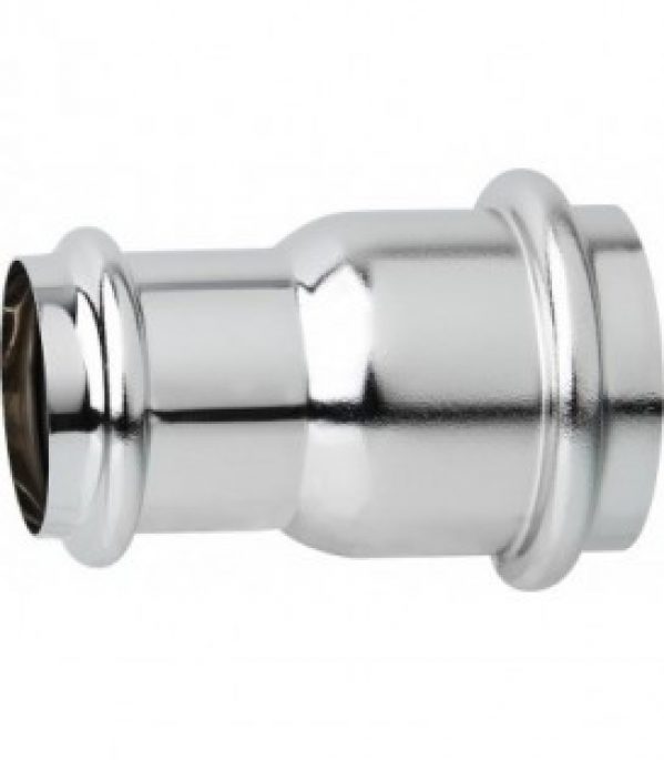 Manchon de reduction laiton chrome, d40 x D32mm, Longueur 75mm