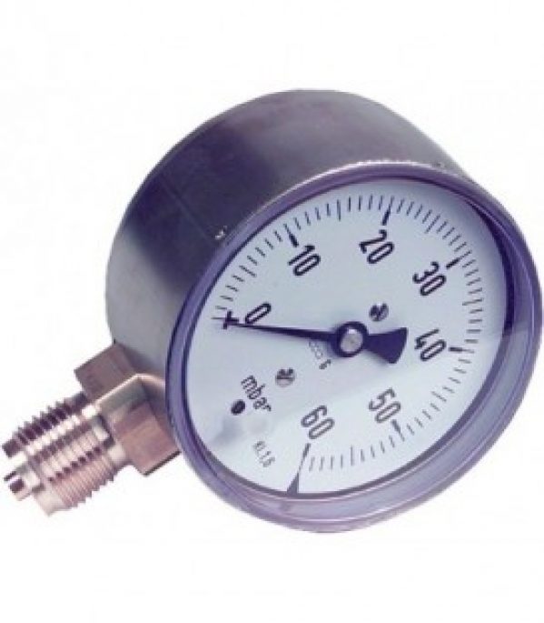 manometre a capsule KP 80.3 0-60mbars DN15(1/2&Prime;)diamètre 80mm