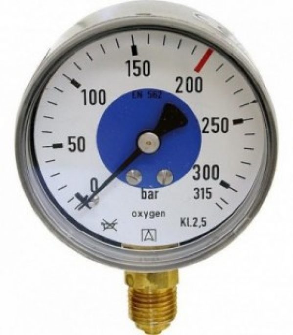 Manometre technique de soudure 0-315bar63mmÝG 01. Apr