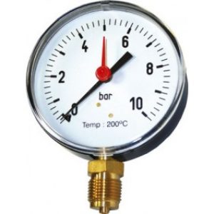 Manomètre à boîtier sec en acier – spécial vapeur