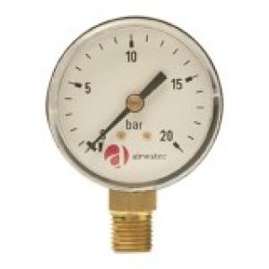 Manomètre Cintropur 0 – 20 Bar, 1/4 »…