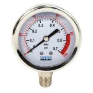 Manomètre inox – Insert inox – 0-6…