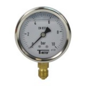 Manomètre inox – Insert laiton – 0-10…